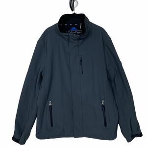Calvin Klein Soft Shell Jacket Slate Gray Size L